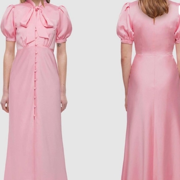 Self-Portrait Dresses & Skirts - Self-Portrait Pink Puff Sleeve Dress